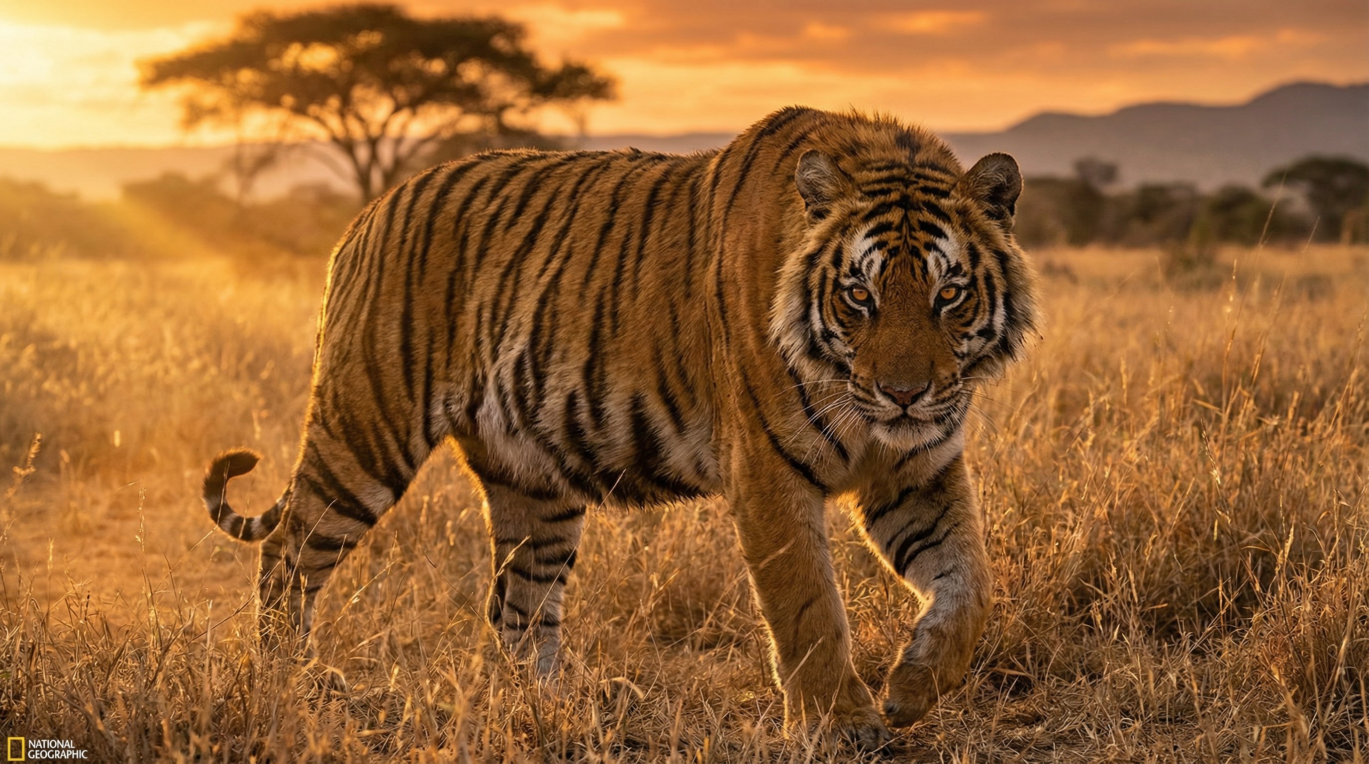 偷拍老虎草原视频